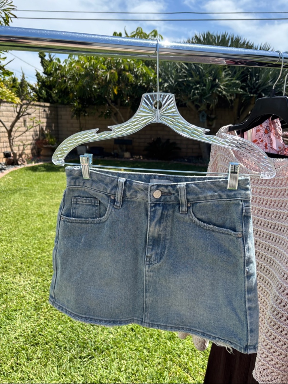Denim skirt